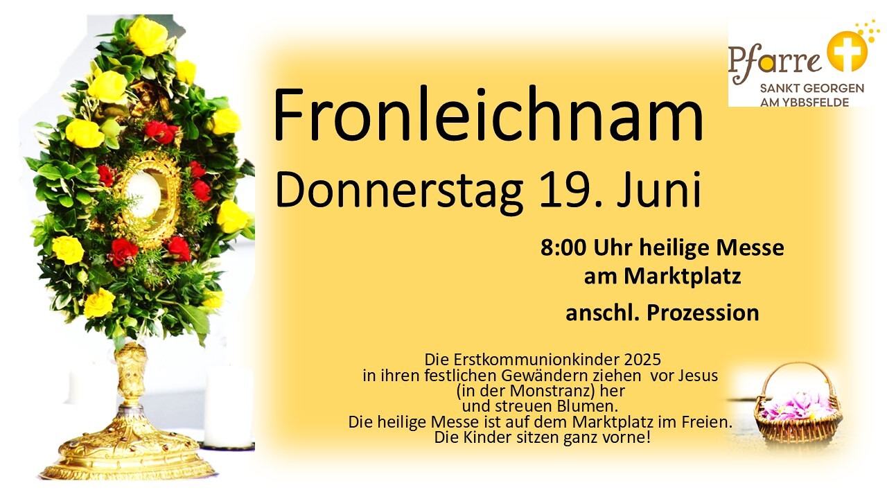 Fest des Leibes und Blutes unseres Herrn Jesu