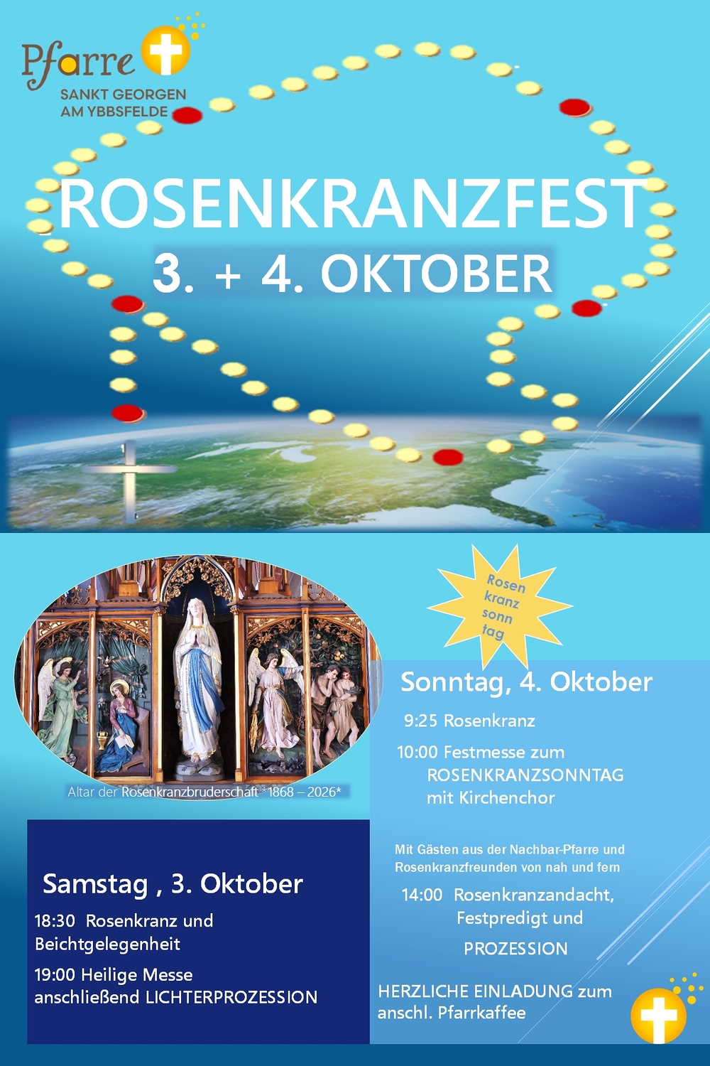 Rosenkranzsonntag / Pfarre St.Georgen a.Y. /Haid am Beispiel 2026