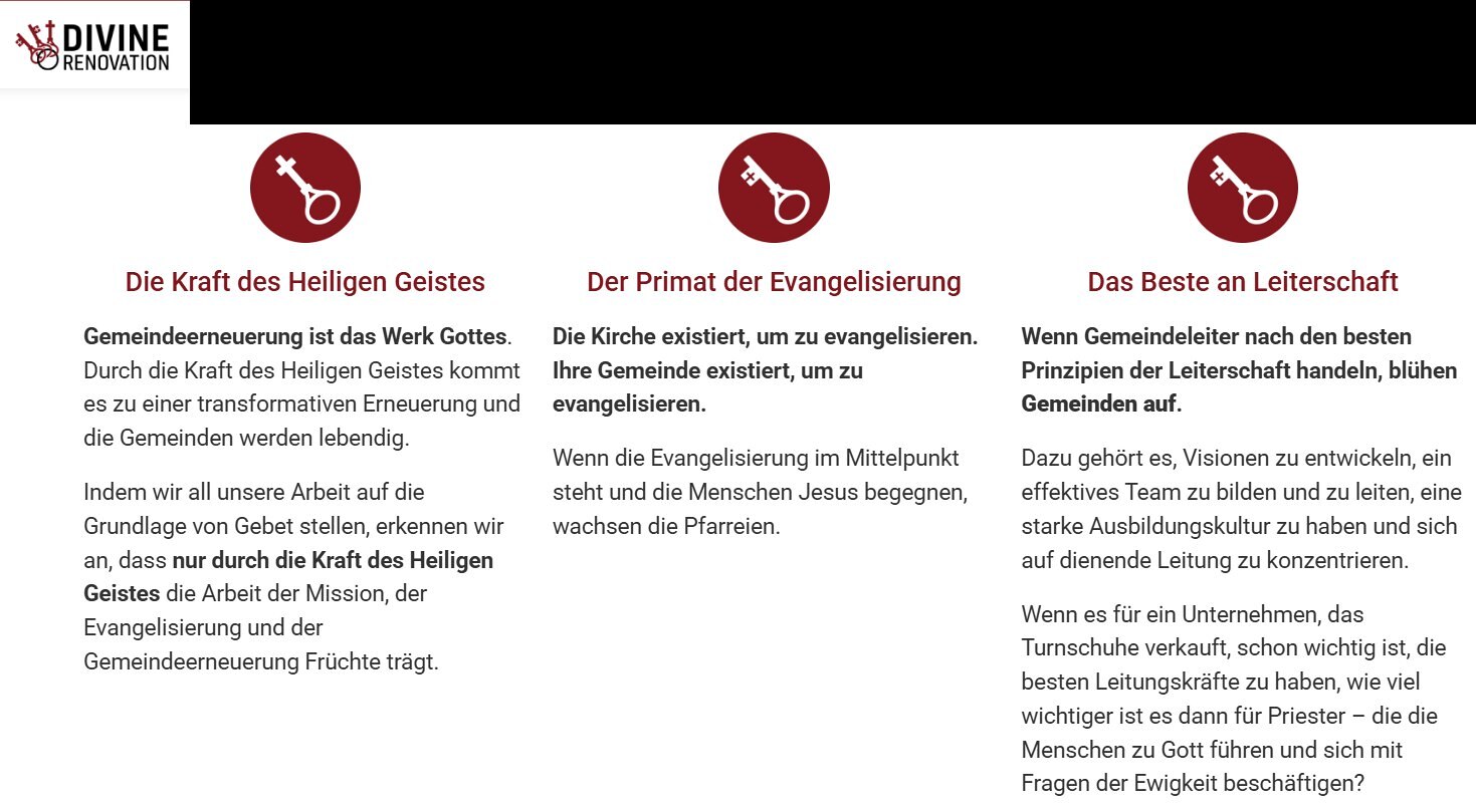 3 Schlüssel für die Pfarre