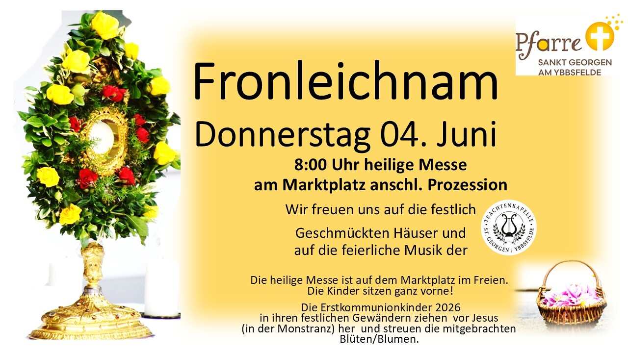 Hochfest des Leibes und Blutes Jesu Christi